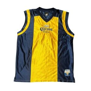 Corona Extra Beer Basketball Jersey Mexico Sleeveless Shirt Calhoun Mens